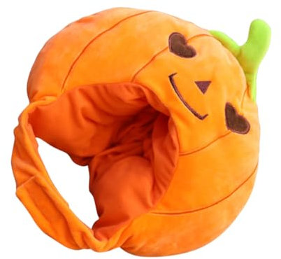 Toyvian Halloween KüRbis MüTze, Cosplay Kürbis Hut Haarschmuck Halloween Ornament Kürbishut FüR Erwachsene Mütze Costume Kleidung Hutzubehör Karneval KostüM