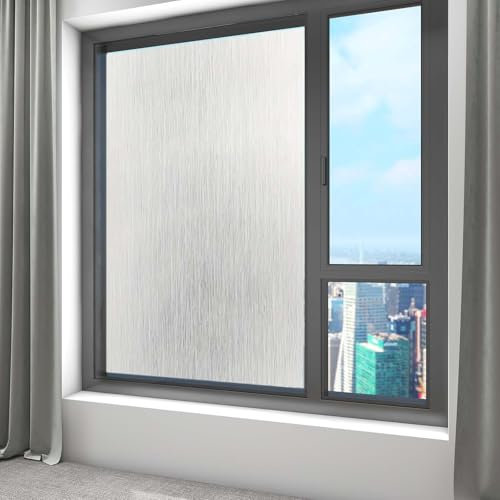 Vinilo Ventana 40 x 100 cm Removible, sin Pegamento, Anti UV, Vinilos para Cristales Opaco No Adhesivo Laminas para Puertas/Cristal/Bano/Cocina, G