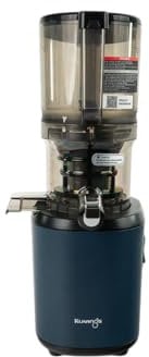 Kuvings Slow Juicer AUTO6 | Entsafter Gemüse und Obst, Elektrische Kaltpresse, Ruhiger Motor, Leicht zu Reinigen, Saft & Sorbet, 1.7L, BPA Frei, Schlankes Design, 200 Watt (Matt Navy)_KHS-650SE