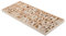 DECHOUS 1 Satz Holzbriefspielzeug Holzdekorationsausschnitt Leeres Holzalphabet Holzspäne Selber Machen DIY Ausschnitt Kleine Buchstaben Zum Basteln Kleine Holzbuchstaben Beige