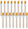 16 Pcs Half Inch Paint Brush 1/2 Inch Small Paintbrush - Soft Bristle Wood Handle Trim Painting Brush for Walls Doors Cabinets Furniture Touch Up & Crafts