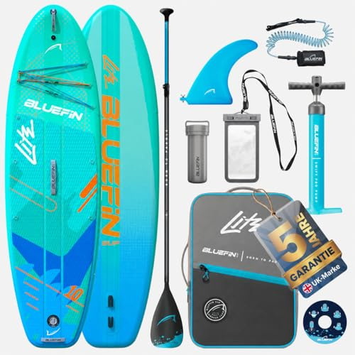 Bluefin Lite 10' Inflatable Paddleboard Blue Lagoon
