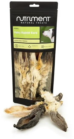 Natural Treats Hairy Rabbit Ears (5pcs) Low Fat Dental Chew Dog Treats