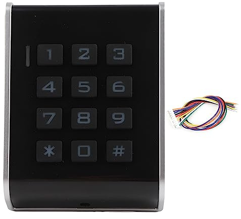 Door Keypad 125KHz Zutrittskontrolle, 2000 Nutzer, Passwort, Karte, Wiegand26 Access Controller - Tamper Alarm, Hintergrundbeleuchtung, Für Garagentor und Türöffner