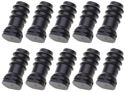 10 Stück Tropfbewässerungsarmaturen, Endstopfen mit Widerhaken, Kappen, Steckmutter für 16 mm Bewässerungsschläuche, Schlauchverbinder, Armaturen, Zubehör, Gartenbewässerungswerkzeuge, Kappen