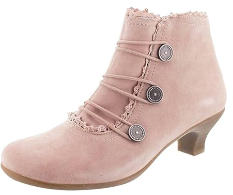 Kswlwccpp Stivali Primaverili Donna Eleganti Largo Leggeri Stivali Estivi Stivaletti Primaverili Con Tacco Beige Scarpe Traforati Morbidi Chelsea Tronchetti Stivaletto
