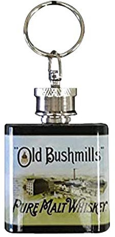 Bushmills Irish Whiskey Hip Flask Keyring (sg)