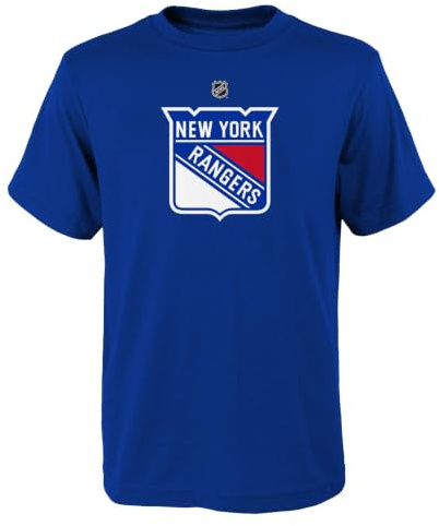 Outerstuff NHL Kinder T-Shirt New York Rangers NY Youth Primary Logo Eishockey (M (10/12))