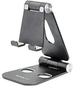 StarTech.com USPTLSTNDB Support Pliable et réglable pour Portable et Tablette - Universel - Aluminum - Noir