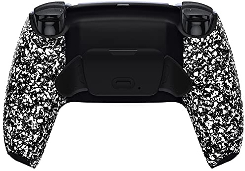 eXtremeRate Programable RISE Remap Kit para ps5 Mando BDM-010 Actualización Board&Carcasa Trasera Diseñada&Botones Traseros Accesorios para ps5 Control-NO Incluye Mando(Salpicaduras Blancas)