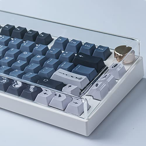 Hyekit Premium Acryl-Tastaturabdeckung – transparenter Schutz für mechanische Tastaturen – Staubschutz – kompatibel mit Nj80/GMMK Pro/Keychron Q1/MOD007 (32 x 13 x 2,3 cm)
