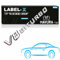 Label-X V8 Biturbo Schriftzug 3D Emblem Chrom Logo