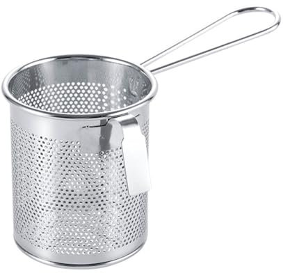 Colino in Acciaio Inossidabile Per Pentola Calda Con Manico Scolapasta a Rete Fine Per Verdure E Pasta Separatore Versatile Per Cucina 9Cm