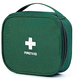 Oxford Gewebe Medizintasche für Notfälle Betreuertasche Reiseapotheke Tasche Leere Erste Hilfe Set Medizinkoffer Sanitätstasche,Tragbar Mini Klein Leer Medizin Behälter Tasche für Reisen,14x5.5x12.5cm