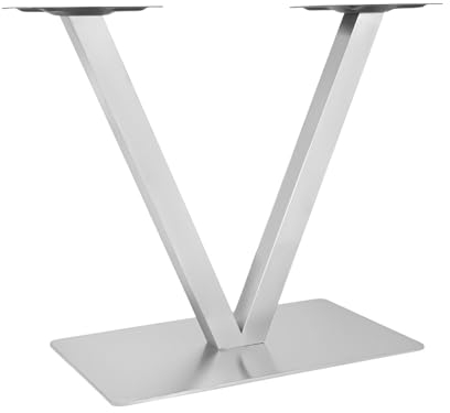 TONFEION Tischgestell V Tischgestell Tischbeine Tischfuß aus Untergestell Stehtischgestell Tischgestell Höhe 70 cm Tischplattenhalter aus Edelstahl Grundplattengröße V Tischgestell aus Edelstahl