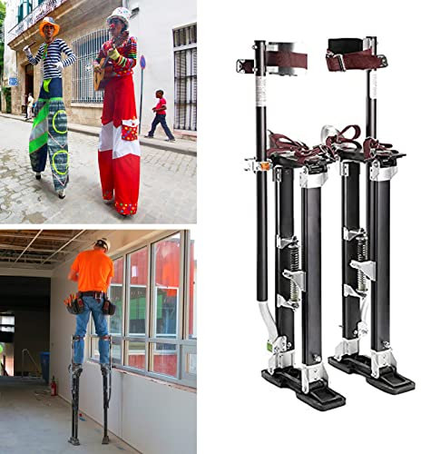 FBJAMZ Trockenbau-Stelzen, Mehrzweck-Maler-/Gips-Arbeitsstelzen, höhenverstellbar, geeignet für Gebäudedekoration, Malerei (58cm)