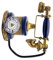 VINTORKY Retro Telefonzellen Tischdekoration Vintage Weinschrank Ornament Einzigartige Heimdekoration Für Wohnzimmer Schlafzimmer Blau