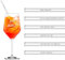 Glasstrohhalme Aperol Strohhalme Geschenk,6 Stück 20cm Wiederverwendbare Glasstrohalm mit Bürste Aperol Glasstrohhalm Geschenkset