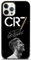 EZB Cristiano Ronaldo Themed iPhone Phone Case | Flexible Shock Absorbant Cool Football Player Phone Cover | Black and White Signature CR7 (iPhone 16 Pro Max)