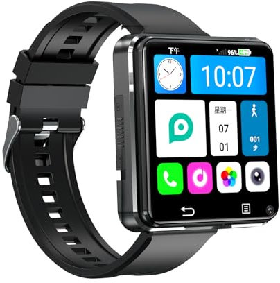 Generico SZ99-S8 4G LTE GPS Rete Completa Android 11.0 Standalone Smartwatch 32GB 2.64 Pollice HD Grande Schermo 500W Doppia Fotocamera Google Play SIM Card Smart Watch per gli Uomini