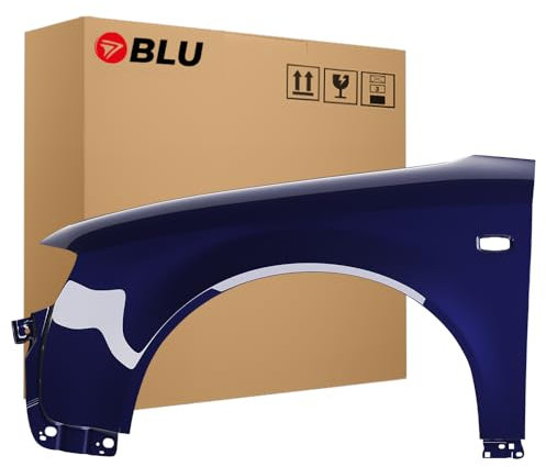BLU Kotflügel Passend für Audi A4 B6 LZ5L Links Blau | 2000-2004 | Vorderseite Vorne | Lackiert | Einbaufertig