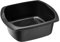 HOCHSTE Addis 9.5L Washing Up Bowl Kitchen Sink Dishes Basin Rectangular Medium Black One Size