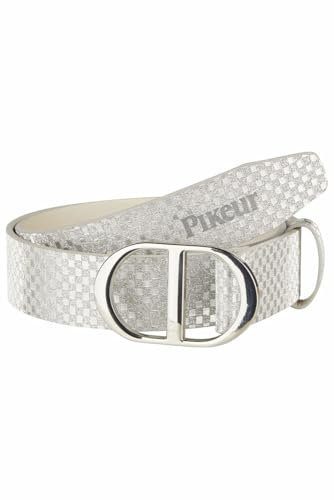Pikeur Gürtel im glitzernden Look Logo cream (85 cm)