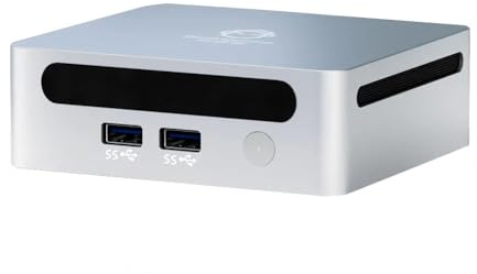 UDPTCP Mini PC, Ryzen 3 4300U, 2 mini computer DDR4 (4C/4T, fino a 3,7 GHz), mini computer desktop, Wi-Fi6E, BT5.2, USB3.0 8K @ 60 2HD, 1000M LAN, Business Home Office, NO RAM NO SSD