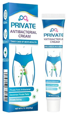 AEIXYA Private Antibakterielle Creme, Creme zur Behandlung von Jock-Juckreiz, Anti-Juckreiz-Creme für den Intimbereich für Männer, Private Part Juckreizcreme, zur äußerlichen Anwendung, 3 Stück