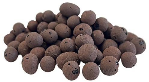 Blähton Kugeln (10-14mm) – Natürliches Tongranulat für Hydrokultur & Drainage Ideal als Blähton für Pflanzen, Topfboden & Mulch Pflanzgranulat Outdoor & Zimmerpflanzen(Verschiedene Größen) (1KG)