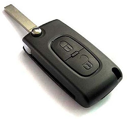 Ersatz Fernbedienung Schlüssel Shell Knopf-Fernbedienung Schlüsselanhänger Flip Schlüssel Schlüssel mit Rohling Schlüssel Gehäuse ohne Elektronik inionâ