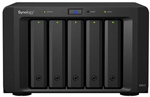 Synology DX517 20TB (5 x 4TB WD RED) 5 Bay Desktop-NAS-Erweiterungseinheit