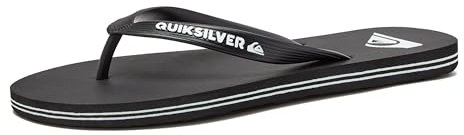 Quiksilver Men's Molokai Sandal, Black/Black/White, 12 UK