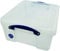Really Useful Box 3 x 18 Liter - 480 x 390 x 200 mm - für 93 CDs / 44 DVDs - transparent