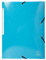 Exacompta Schnellhefter, 3 Klappen 10 elastische Max Kapazität iderama Karte Blatt 425 g türkis