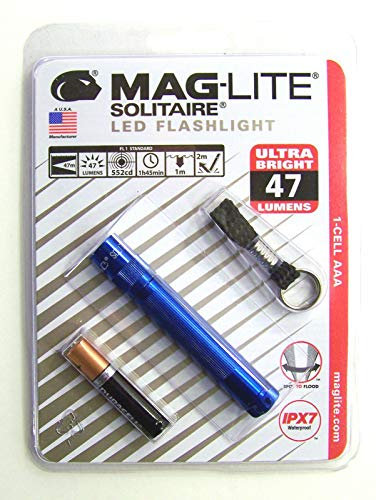 MagLite Solitaire LED-Taschenlampe/Taschenlampe, Blister: Blau