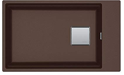 Franke Kubus 2 KNG 110-62 Dark Brown - Fregadero (Fregadero encastrado bajo encimera, Rectangular, Marrón, 1 senos, Rectangular, 620 x 420 mm)