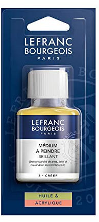 Lefranc Bourgeois Additif - Médium A Peindre Brillant Flacon 75Ml Blister