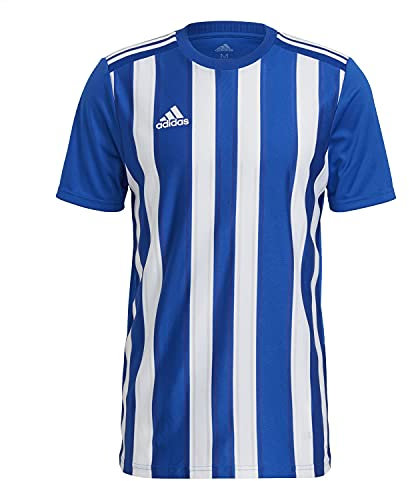 adidas Herren Striped 21 T Shirt, Team: Kßnigsblau Weiß., XXL EU