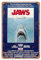 ZYPENG Blechschild Vintage Style 1975 Jaws Movie Bar Cafe Home Wandkunst Decor 20,3 x 30,5 cm