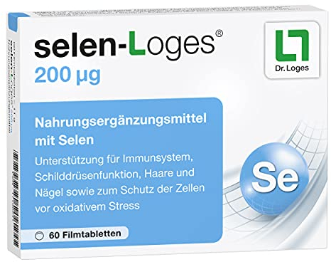 selen-Loges® 200 µg - 60 Filmtabletten - Nahrungsergänzungsmittel mit Selen