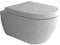 Alpenberger Spülrandlose Toilette | Komplett-Set mit WC Deckel mit Absenkautomatik Softclose | Hänge WC für Badezimmer | Moderne Gäste WC Toiletten | Tiefspüler Passend zu Geberit (Diamond 7201 U)