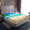 Spannbettlaken mit Meeresmotiven 140 x 200 hawaiianische Muscheln Seesternen bedrucktes Bettwäsche Tropische Palmblatt Bettdecke niedliche Delphin Bettwäsche atmungsaktiv kuschelig kein Kissenbezug