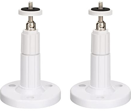 OOTSR (2 Stück) Sicherheitskamera Wandhalterung für Innen/Auß enmontage, verstellbare Halterung Kamera Deckenhalterung für Arlo, Arlo Pro und andere kompatible Modelle (Weiß)