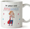 Mugffins Tassen/Becher mit Spruch für EHEFRAU/FRAU - Auf Italienisch - Super Famiglia - 11 oz / 330 ml - originelles und lustiges Geschenk