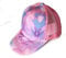 Vintage Style Tie Dye Baseball Cap Trucker Cap - Herren Damen Caps, rose, One size