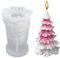 ALLAVA Silikonform Weihnachten, 3D Gießform Tannenbaum, Silikonformen Gießformen Weihnachten, Silikonform Tannenbaum für Kerzenherstellung, Handgefertigte Seife, DIY Handwerk Dekoration (SD-72)