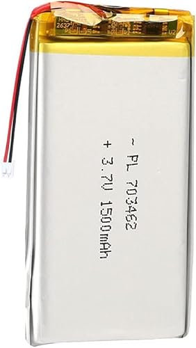 Batterie Lipo Rechargeable Au Lithium Polymère ION. 3.7V. 1500mAh. 703462. avec Connecteur JST