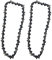 Catena per Motosega da 2 Pezzi, Accessori per motoseghe elettriche Piccole, Catena a 36 Maglie da 6 Pollici, per Mini motoseghe elettriche Portatili, per Taglio di Rami