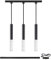 Bravsekai Lámpara Colgante Isla de Cocina 3 Packs, 3CCT Trackng Lámparas Colgantes para Isla de Cocina, Comedor, Dormitorio, Restaurante, Hotel, Bar